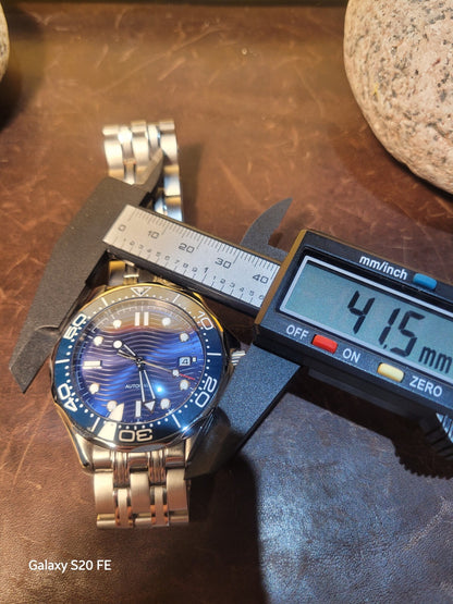 Mens Luxury Citizen MIYOTA Japan Automatic Movement Blue Divers Watch 10ATM9