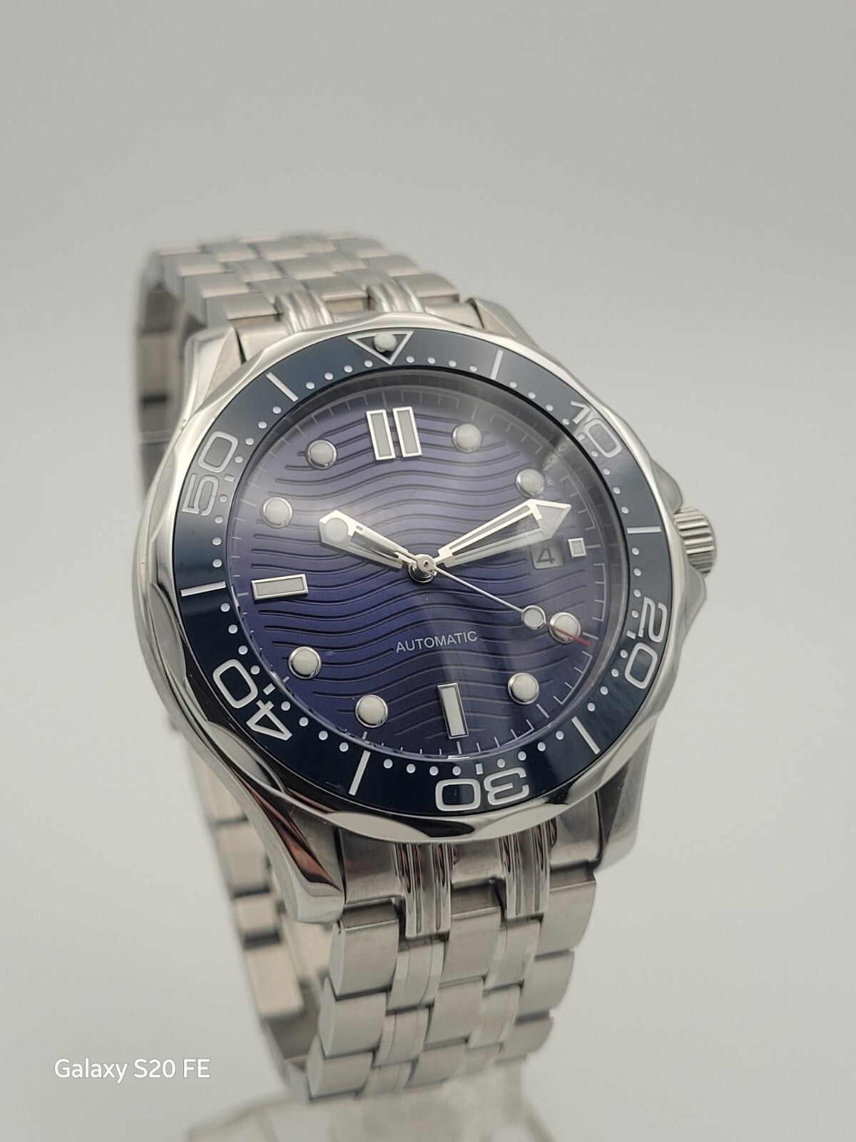 Blue Wave Automatic Divers Watch Ceramic Sapphire 100m UK Seller Warranty7