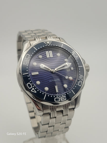 Blue Wave Automatic Divers Watch Ceramic Sapphire 100m UK Seller Warranty7