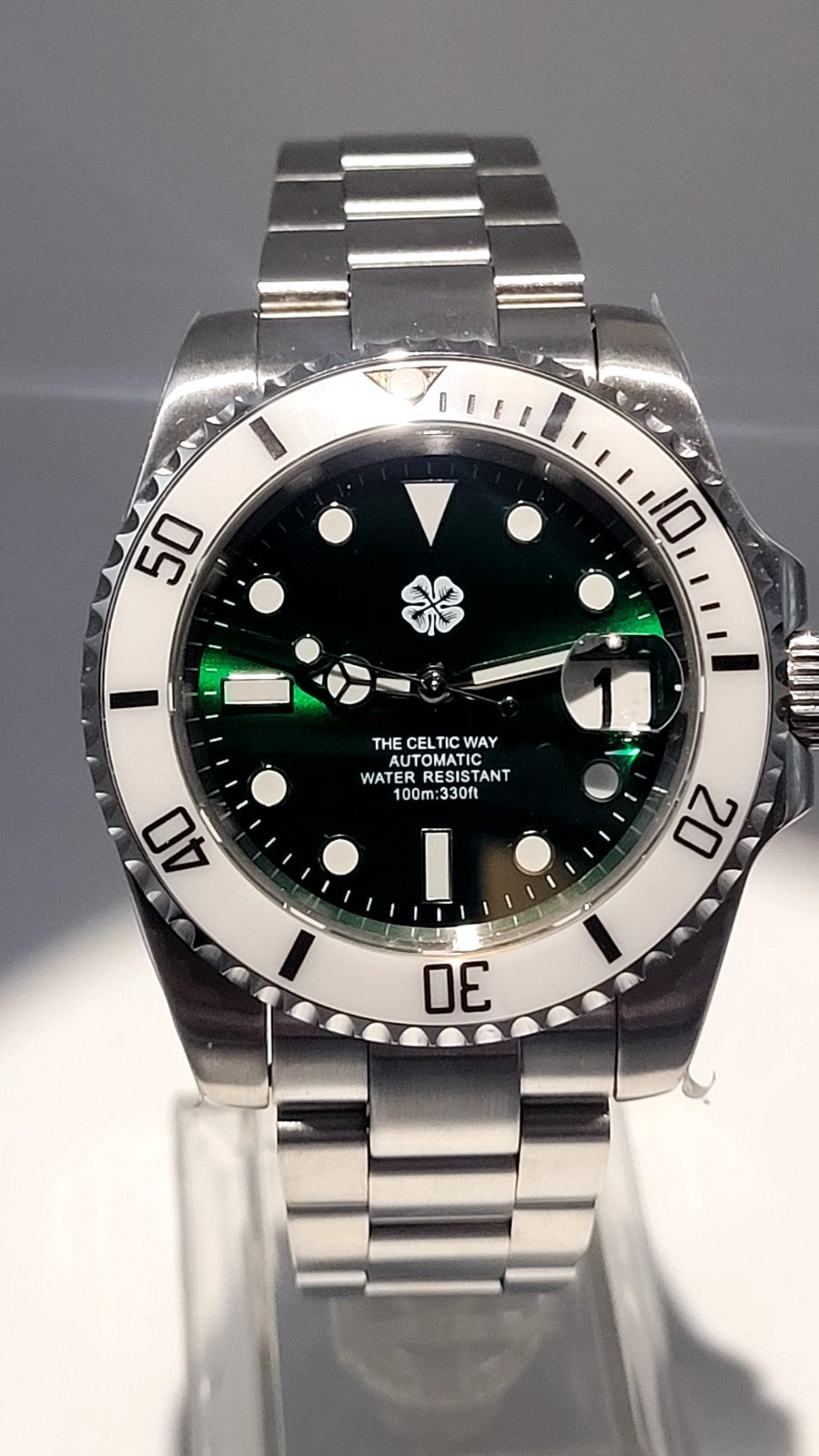 Automatic Celtic EIRE IRELAND Football 'The Celtic Way' Japan Miyota Watch.5