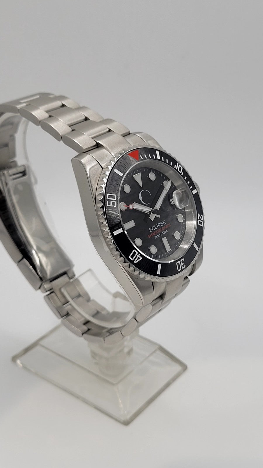 Men’s Automatic Dive Watch NH35 – Black Dial, Sapphire Glass, Steel Bracelet11