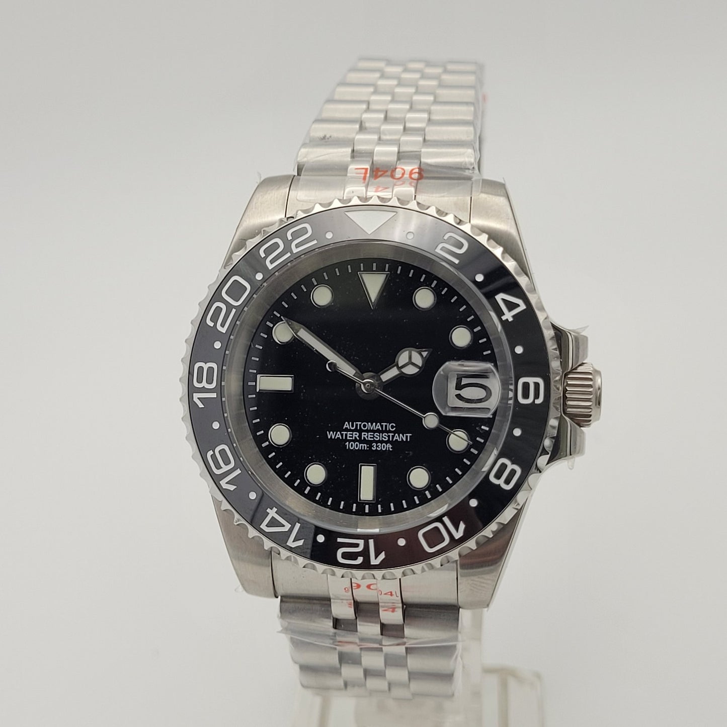 Mens Automtic Luxury Black Divers Watch Seiko TMI NH35 Movement 10ATM Sapphire 2