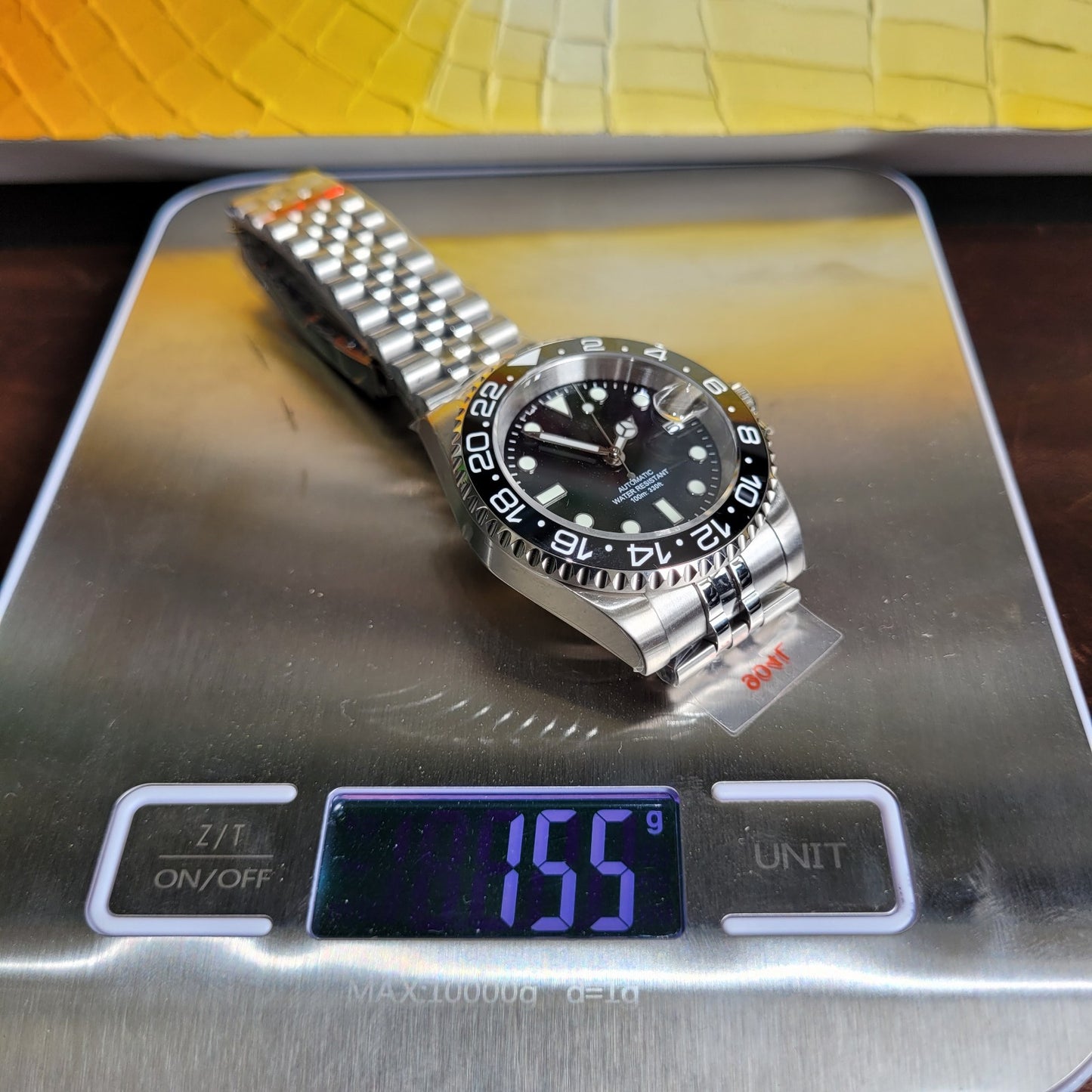 Mens Automtic Luxury Black Divers Watch Seiko TMI NH35 Movement 10ATM Sapphire 12