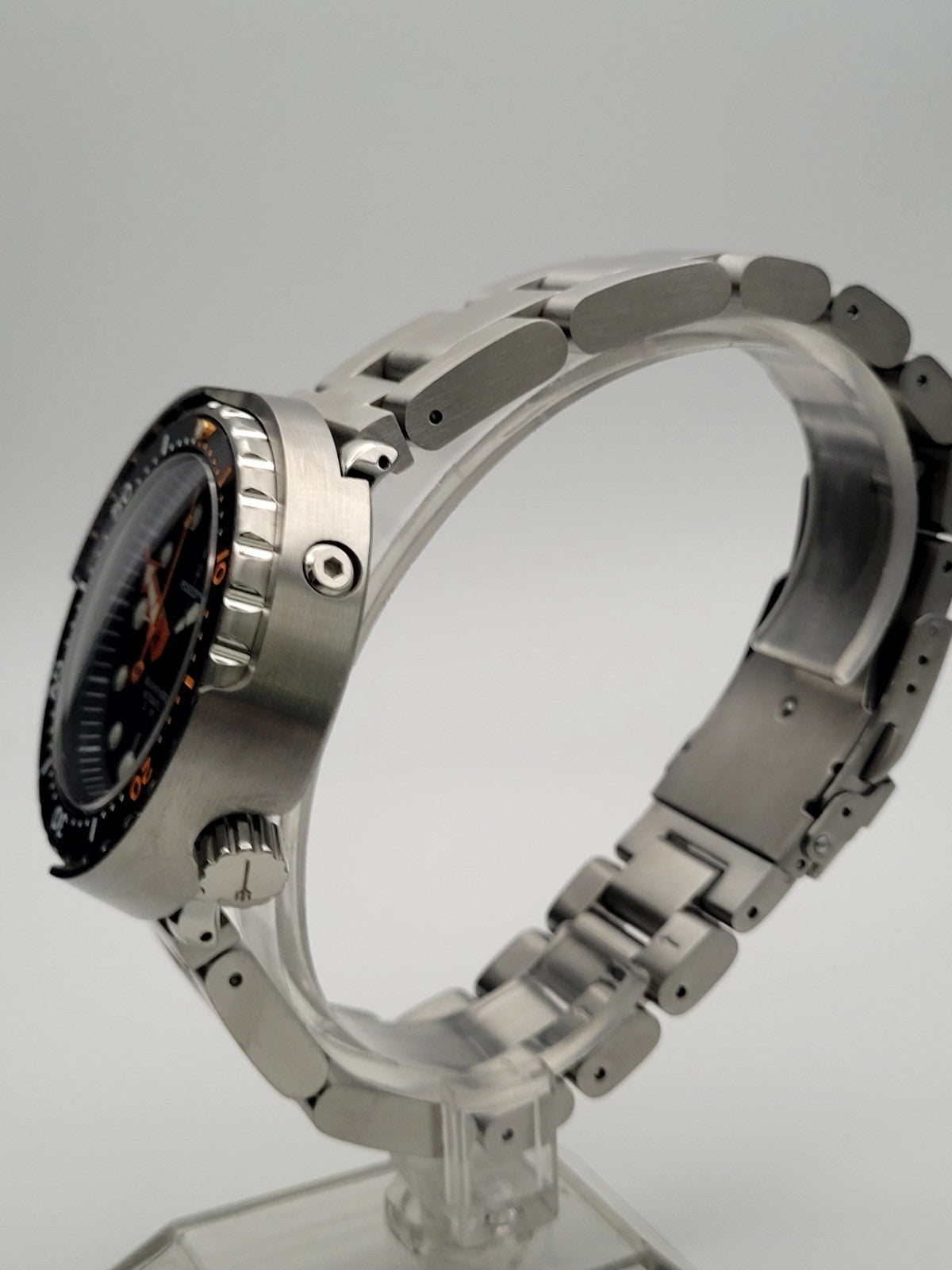 POSEIDON Automatic Black 'Tuna' Heavy Divers Watch 30ATM (SEIKO TMI) NH358