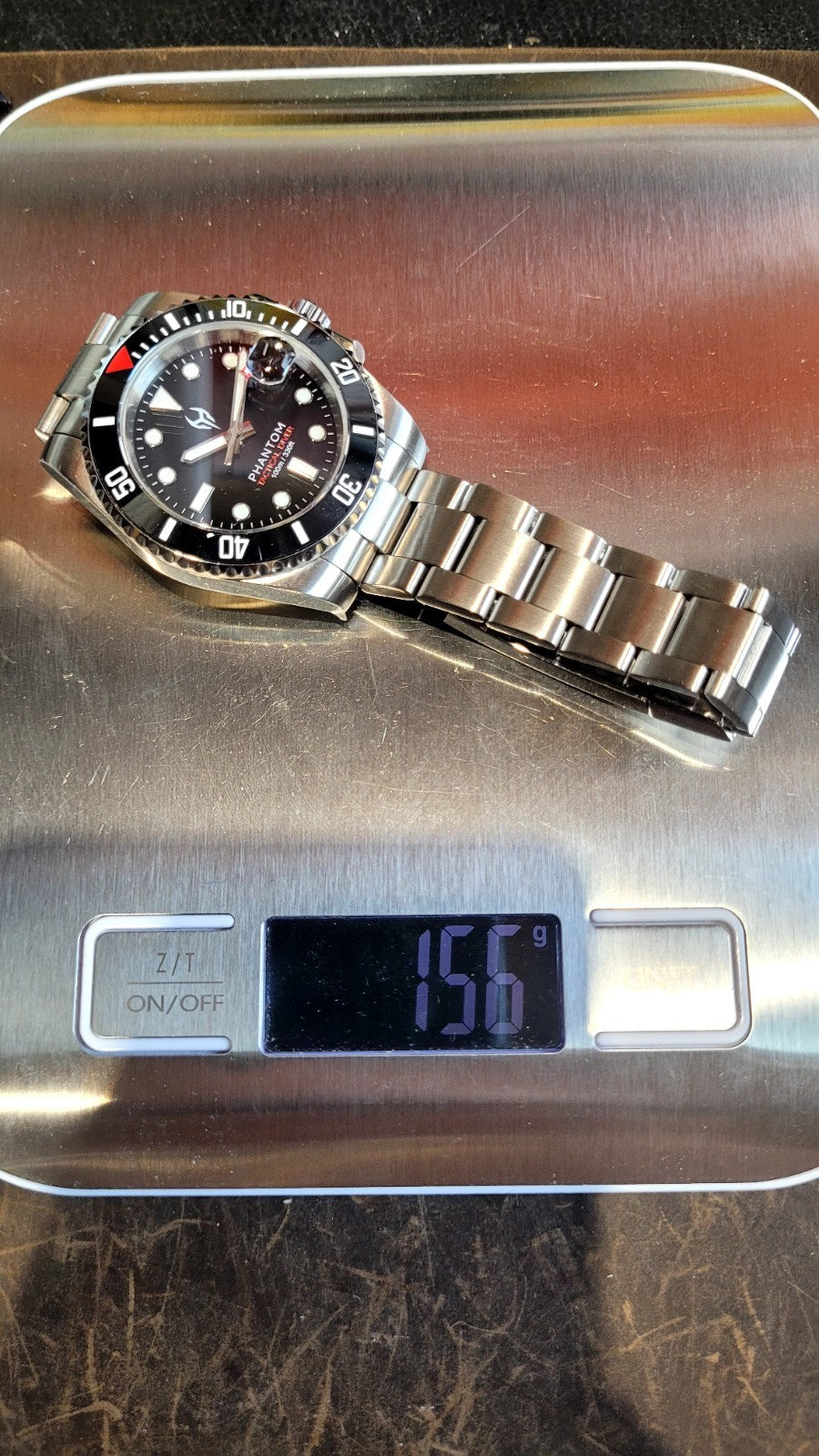 PHANTOM Tactical Diver Automatic Watch NH35 Sapphire Ceramic Black Diver 10ATM15