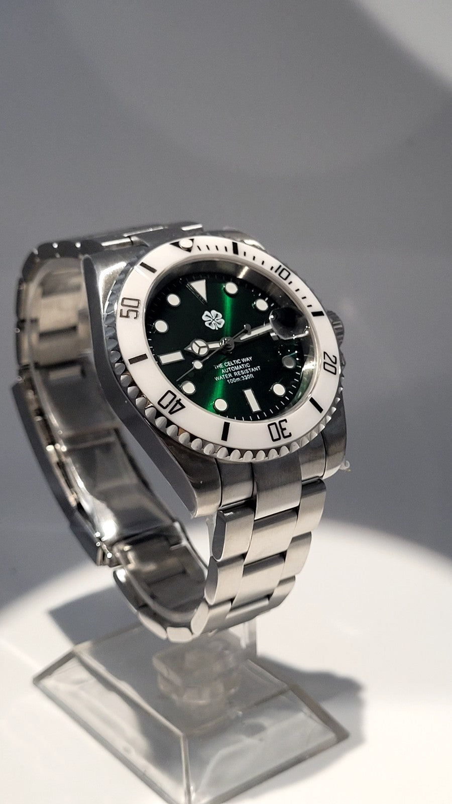Automatic Celtic EIRE IRELAND Football 'The Celtic Way' Japan Miyota Watch.10