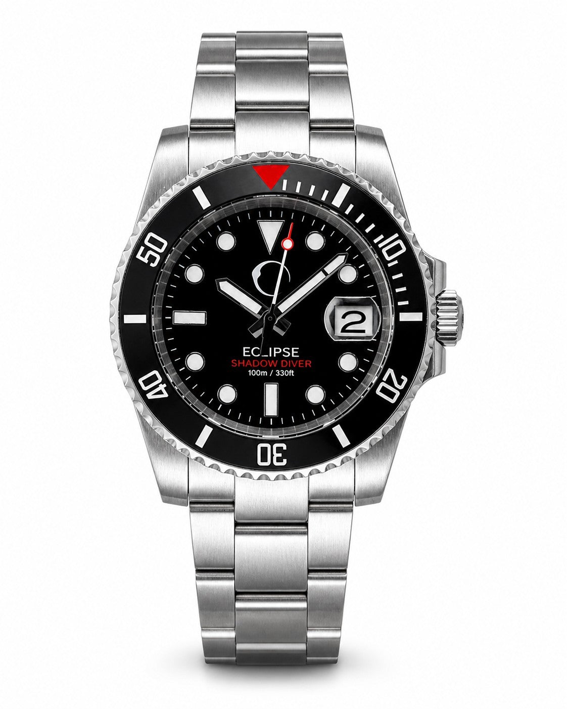 Men’s Automatic Dive Watch NH35 – Black Dial, Sapphire Glass, Steel Bracelet2
