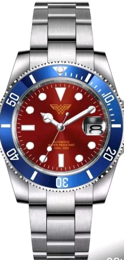 SPECIAL ORDER Personalised Custom Watch Automatic Divers NH34 BATMAN12