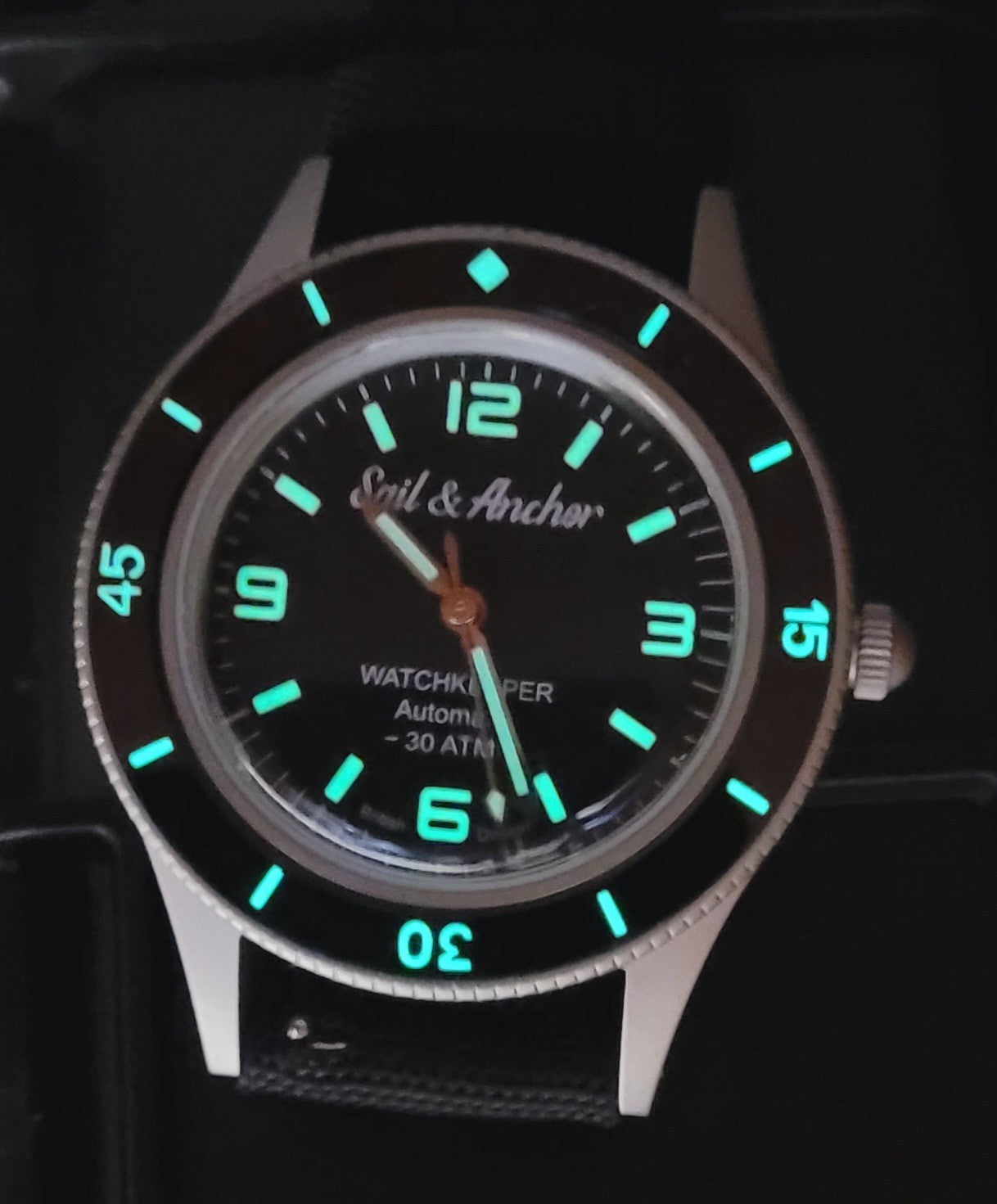 New Automatic Divers Watch Sail and Anchor WATCHKEEPER NH35 (SEIKO TMI) Warranty5