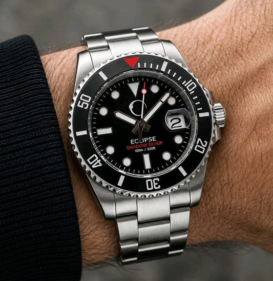 Men’s Automatic Dive Watch NH35 – Black Dial, Sapphire Glass, Steel Bracelet0