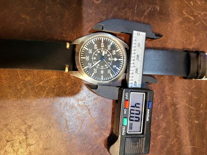 Automatic 24hr Pilot Field Watch Lume Miyota 8215 Sapphire Military Style UK15