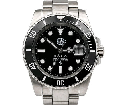 BLACK SOLO Automatic Divers Watch. Sapphire Ceramic 100m Star Wars