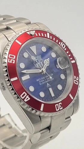 FC Barcelona FCB Japanese Citzen 'Mes Que Un Club' Football Auto Movt WATCH