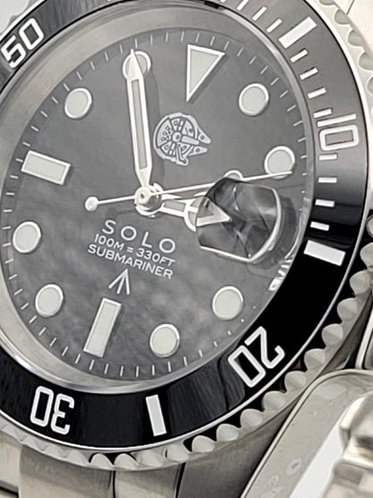 BLACK SOLO Automatic Divers Watch. Sapphire Ceramic 100m Star Wars