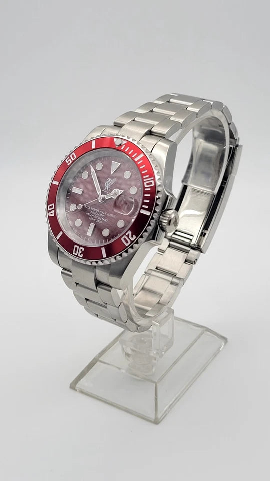 New Liverpool Football LFC Automatic Divers Watch Japan Citizen Miyota Red