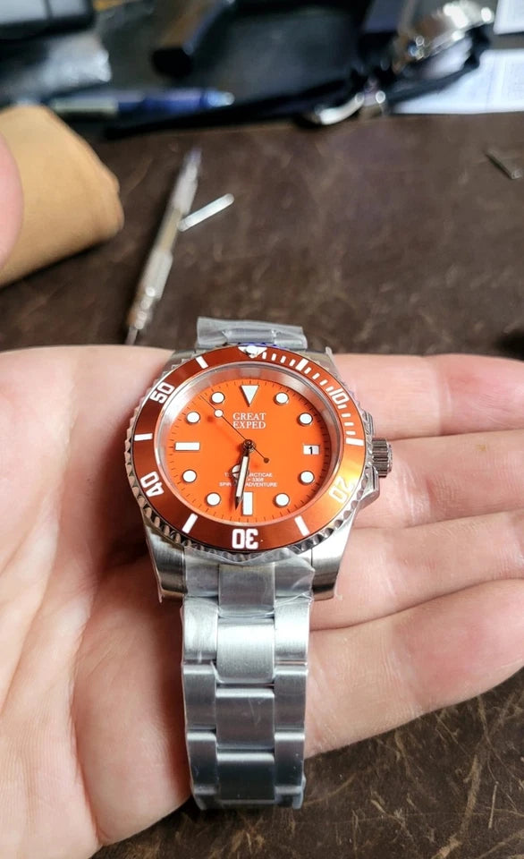 Custom Automatic Dive Watch Build Your Own NH35 / Miyota Sapphire 100M UK Seller