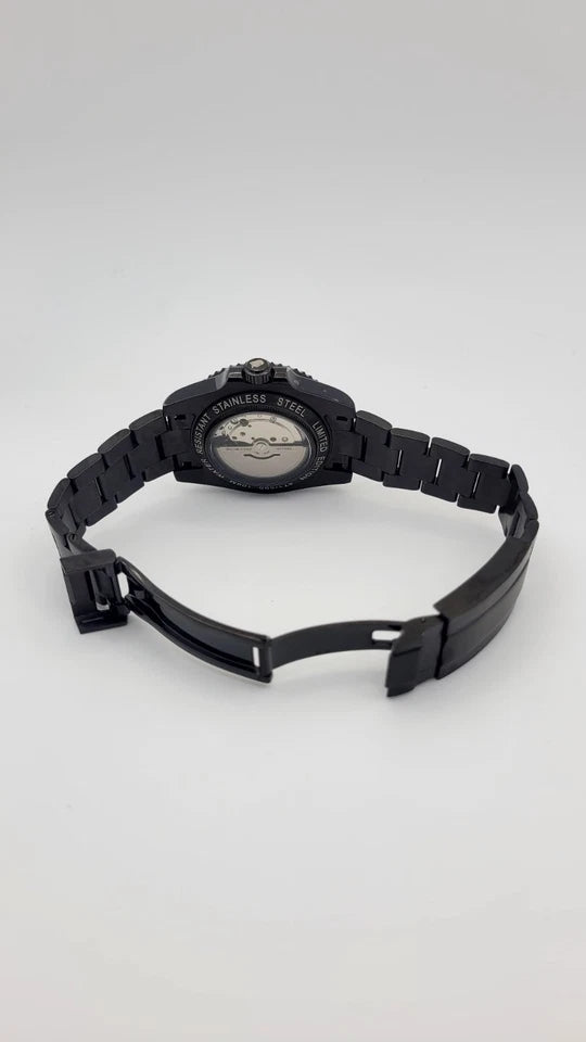 Black Atomatic Divers Watch STAR WARS DARTH VADER Ceramic Bezel Sapphire Glass