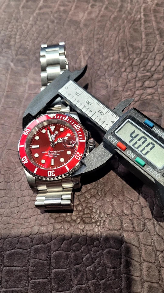 New Liverpool Football LFC Automatic Divers Watch Japan Citizen Miyota Red