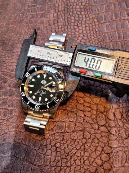 BLACK SOLO Automatic Divers Watch. Sapphire Ceramic 100m Star Wars