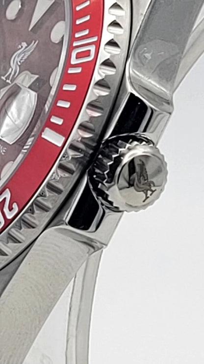 New Liverpool Football LFC Automatic Divers Watch Japan Citizen Miyota Red