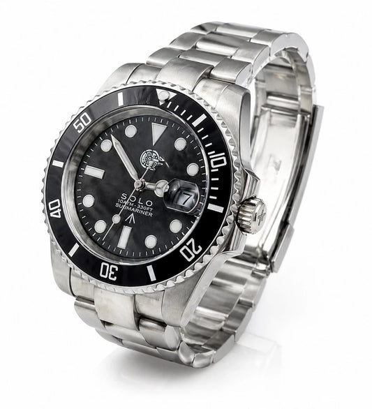 BLACK SOLO Automatic Divers Watch. Sapphire Ceramic 100m Star Wars