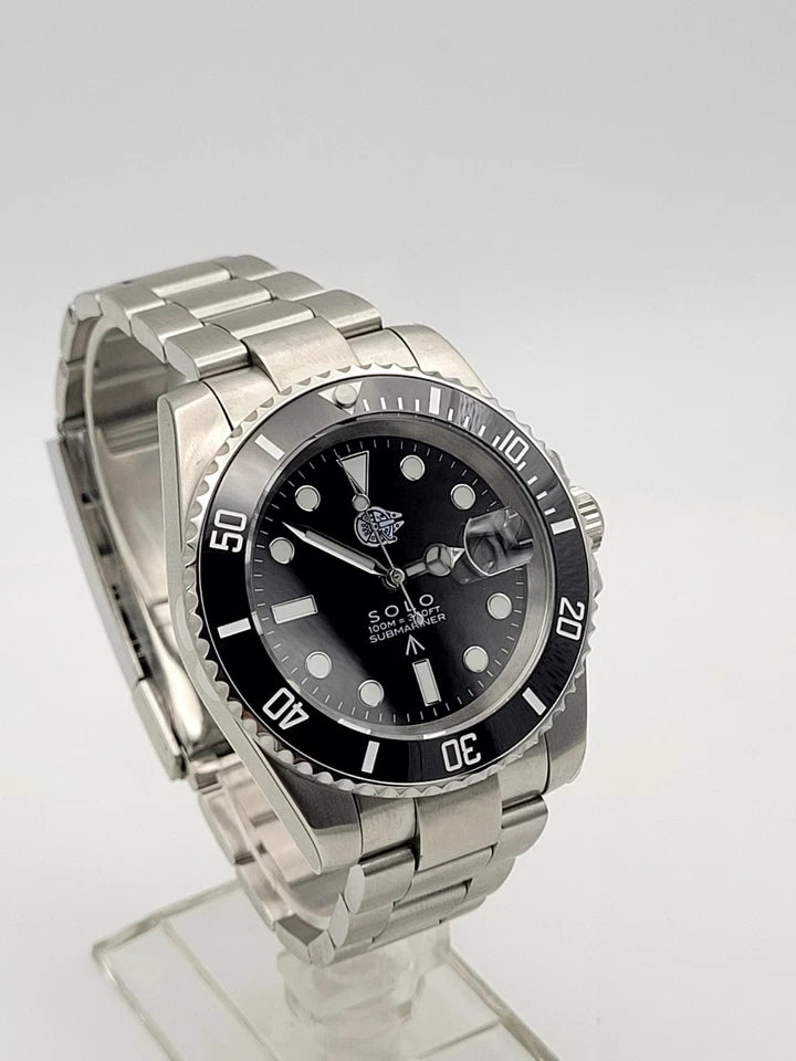 BLACK SOLO Automatic Divers Watch. Sapphire Ceramic 100m Star Wars