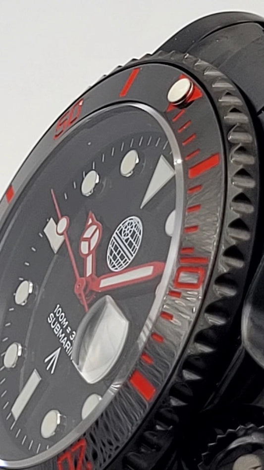 Ltd Ed Star Wars Divers 'Darth Vader' Watch Seiko TMI NH35 Automatic BLACK