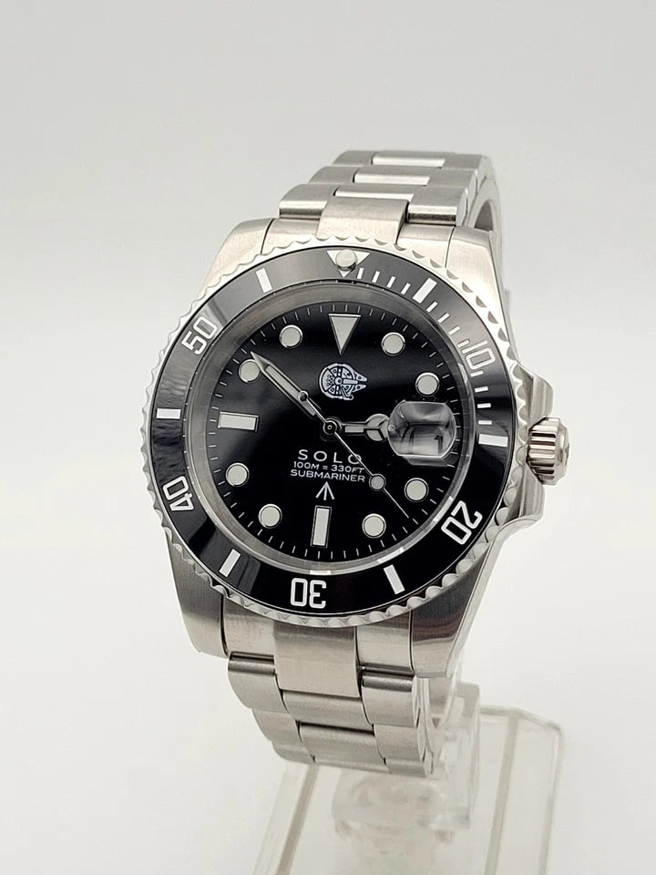 BLACK SOLO Automatic Divers Watch. Sapphire Ceramic 100m Star Wars