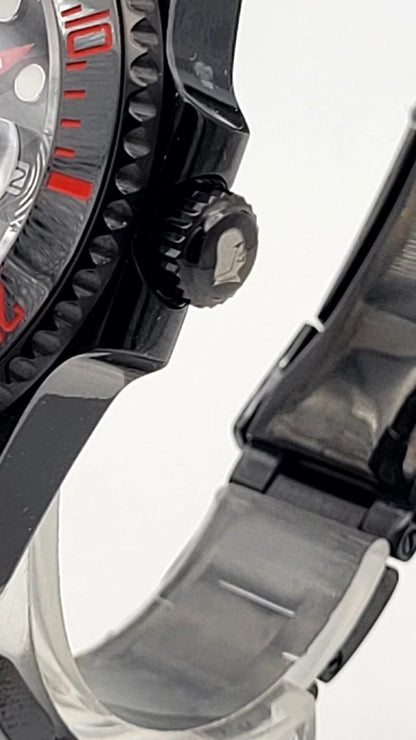 Black Atomatic Divers Watch STAR WARS DARTH VADER Ceramic Bezel Sapphire Glass